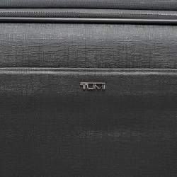Pre Owned TUMI Grey/Black PVC and Leather Ashton International Dual Access Suitcase