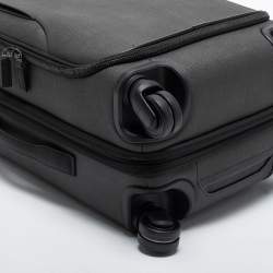 Pre Owned TUMI Grey/Black PVC and Leather Ashton International Dual Access Suitcase