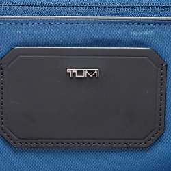 Pre Owned TUMI Grey/Black PVC and Leather Ashton International Dual Access Suitcase
