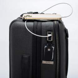 Pre Owned TUMI Grey/Black PVC and Leather Ashton International Dual Access Suitcase