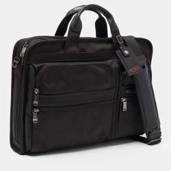 TUMI Black Nylon Large Compact Gen4.2 Screen Laptop Briefcase