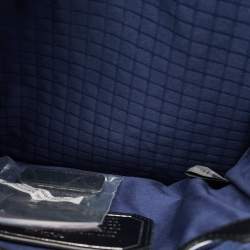 Pre Owned TUMI Navy Blue/Black Nylon and Leather Arrive Owen Crossbody Bag