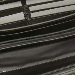 Tumi Black Nylon and Leather Travel Zip Around Wallet