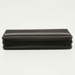 Tumi Black Nylon and Leather Travel Zip Around Wallet