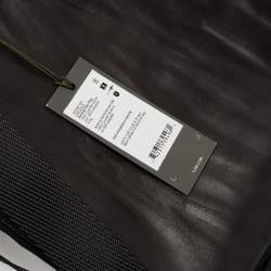 Tumi Black Leather Alpha Bravo Arnold Zip Flap Expandable Messenger Bag