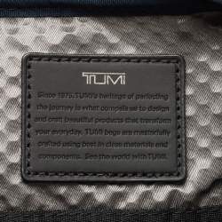 Tumi Black Leather Alpha Bravo Arnold Zip Flap Expandable Messenger Bag