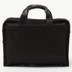Pre Owned TUMI Black Nylon Organizer Portfolio Briefcase Bag