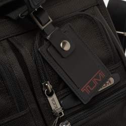 Pre Owned TUMI Black Nylon Organizer Portfolio Briefcase Bag