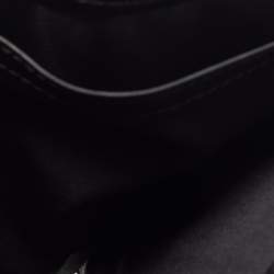 Pre Owned Tumi Black Leather Global Vertical Flip Coin Wallet