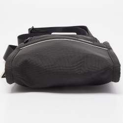 Tumi Black Nylon Alpha Pocket Messenger Bag 