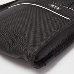 Tumi Black Nylon Alpha Pocket Messenger Bag 