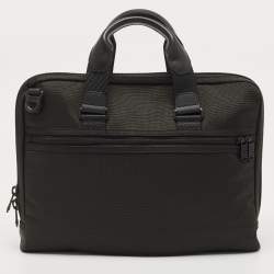 Tumi Black Nylon Alpha Bravo Academy Briefcase 