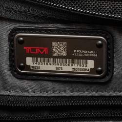 Tumi Black Nylon Alpha T-Pass Expandable Laptop Briefcase