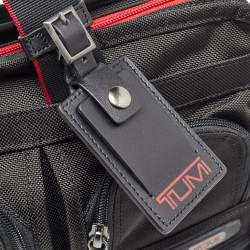Tumi Black Nylon Alpha T-Pass Expandable Laptop Briefcase