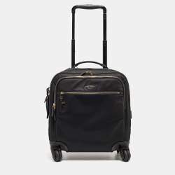 TUMI Black Nylon Compact Oxford Carry On Luggage