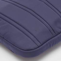 TUMI Navy Blue Stripe Nylon Laptop Sleeve 