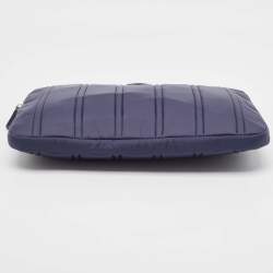 TUMI Navy Blue Stripe Nylon Laptop Sleeve 