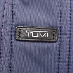 TUMI Navy Blue Stripe Nylon Laptop Sleeve 