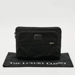 Pre Owned TUMI Alpha 3 Medium Black Nylon Laptop Cover 
