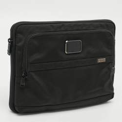 Pre Owned TUMI Alpha 3 Medium Black Nylon Laptop Cover 