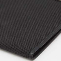 Pre Owned Tumi Black Nylon and Leather Bifold Passport Holder