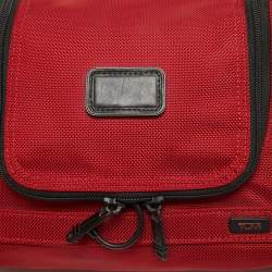 Pre Owned TUMI Red/Black Nylon Hanging Travel Kit