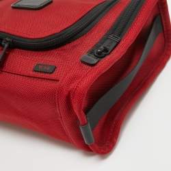 Pre Owned TUMI Red/Black Nylon Hanging Travel Kit