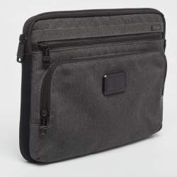 TUMI Black/Grey Nylon Alpha II Laptop Sleeve