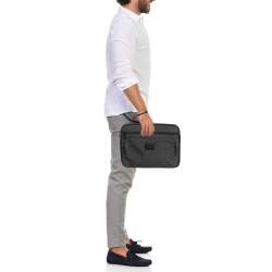 TUMI Black/Grey Nylon Alpha II Laptop Sleeve