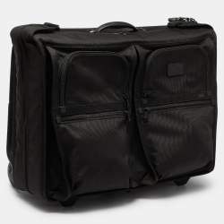 TUMI Black Nylon Alpha Rolling Garment Bag Suitcase