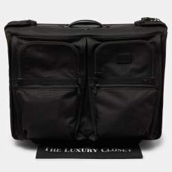 TUMI Black Nylon Alpha Rolling Garment Bag Suitcase