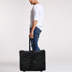 TUMI Black Nylon Alpha Rolling Garment Bag Suitcase