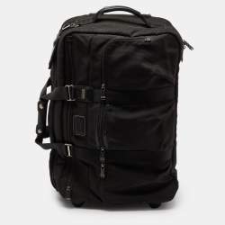 Tumi Black Nylon Alpha Bravo Bremerton Carry On Luggage