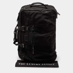 Tumi Black Nylon Alpha Bravo Bremerton Carry On Luggage