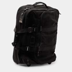 Tumi Black Nylon Alpha Bravo Bremerton Carry On Luggage