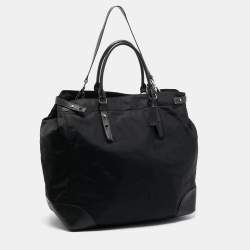 Pre Owned TUMI Black Nylon Weekender Bag