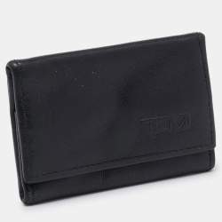 TUMI Black Leather Coin Purse