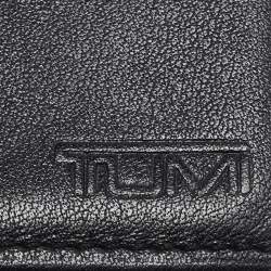 TUMI Black Leather Bifold Card Holder