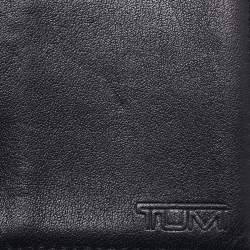 TUMI Black Leather Bifold Card Holder