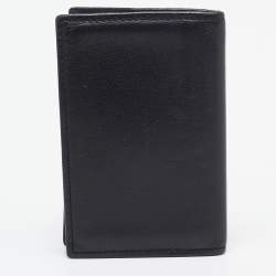 TUMI Black Leather Bifold Card Holder