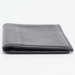 TUMI Black Leather Bifold Card Holder