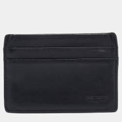 TUMI Black Leather Card Holder