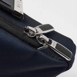 Pre Owned TUMI Blue/Black Nylon and Leather Arrive Olten Messenger Bag 