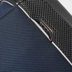 Pre Owned TUMI Blue/Black Nylon and Leather Arrive Olten Messenger Bag 