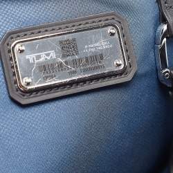 Pre Owned TUMI Blue/Black Nylon and Leather Arrive Olten Messenger Bag 