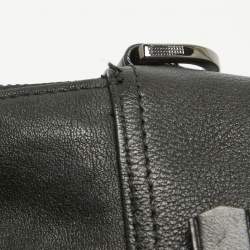 Pre Owned TUMI Black Leather Beacon Hill Slim Briefcase Bag