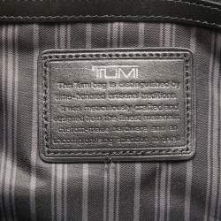 Pre Owned TUMI Black Leather Beacon Hill Slim Briefcase Bag