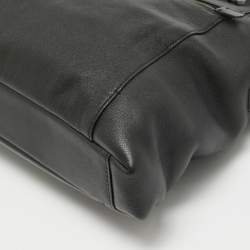 Pre Owned TUMI Black Leather Beacon Hill Slim Briefcase Bag