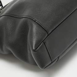 Pre Owned TUMI Black Leather Beacon Hill Slim Briefcase Bag