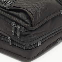 TUMI Black Nylon Alpha Organizer Portfolio Brief Bag